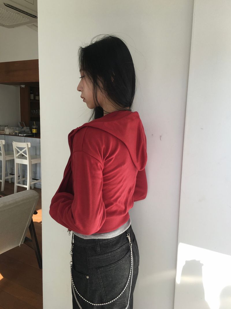 Labo High Neck Hooded Zip-Up (7c)