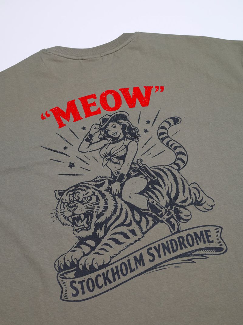 タイガールTシャツ - カーキ