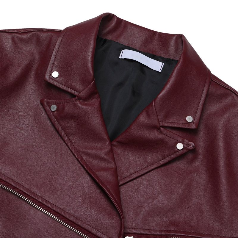 ENOC leather zipper double jacket (2 colors)