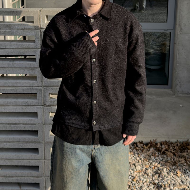 Lunet Wool Round Cardigan
