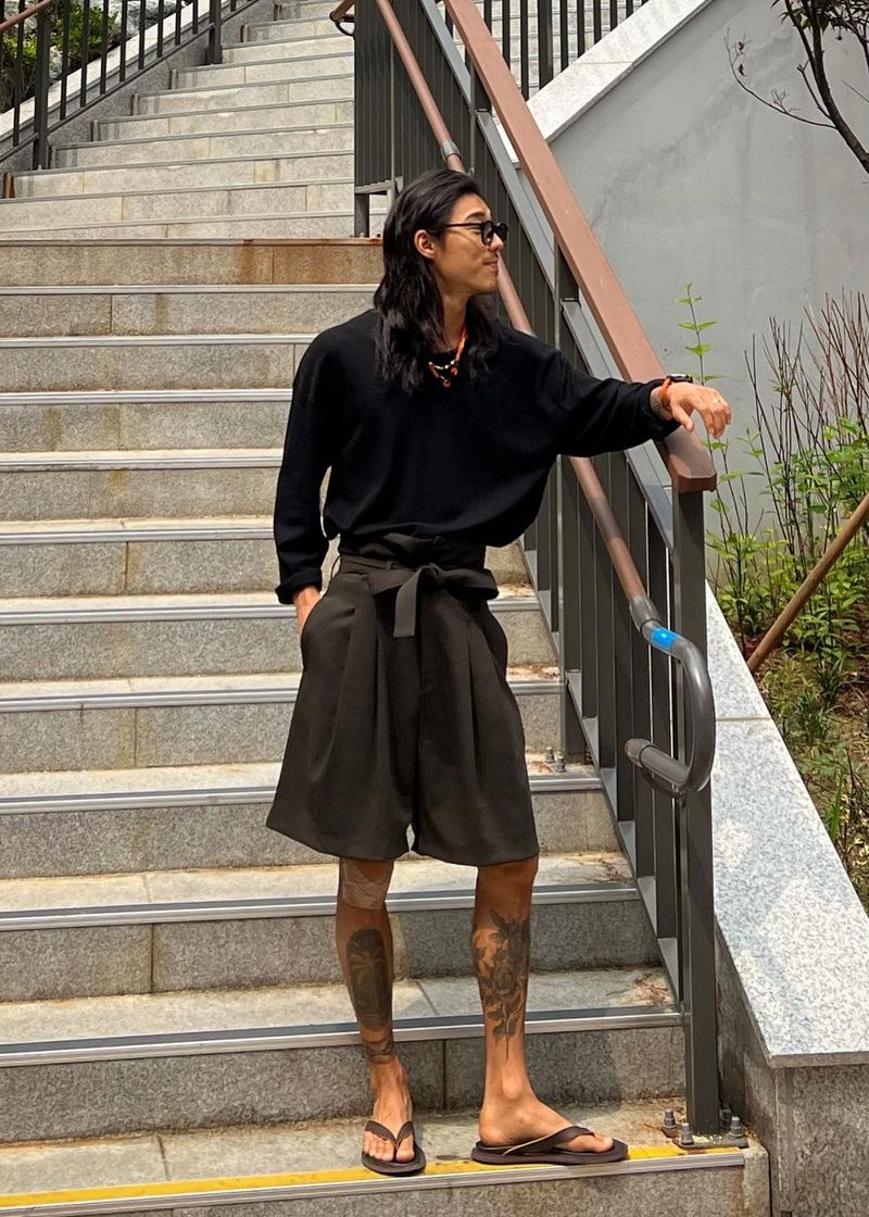 ロープハーフパンツ