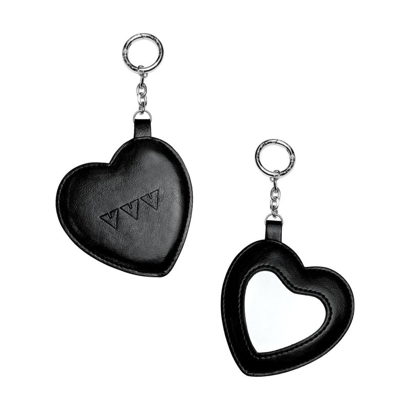 Heart Mirror Keyring
