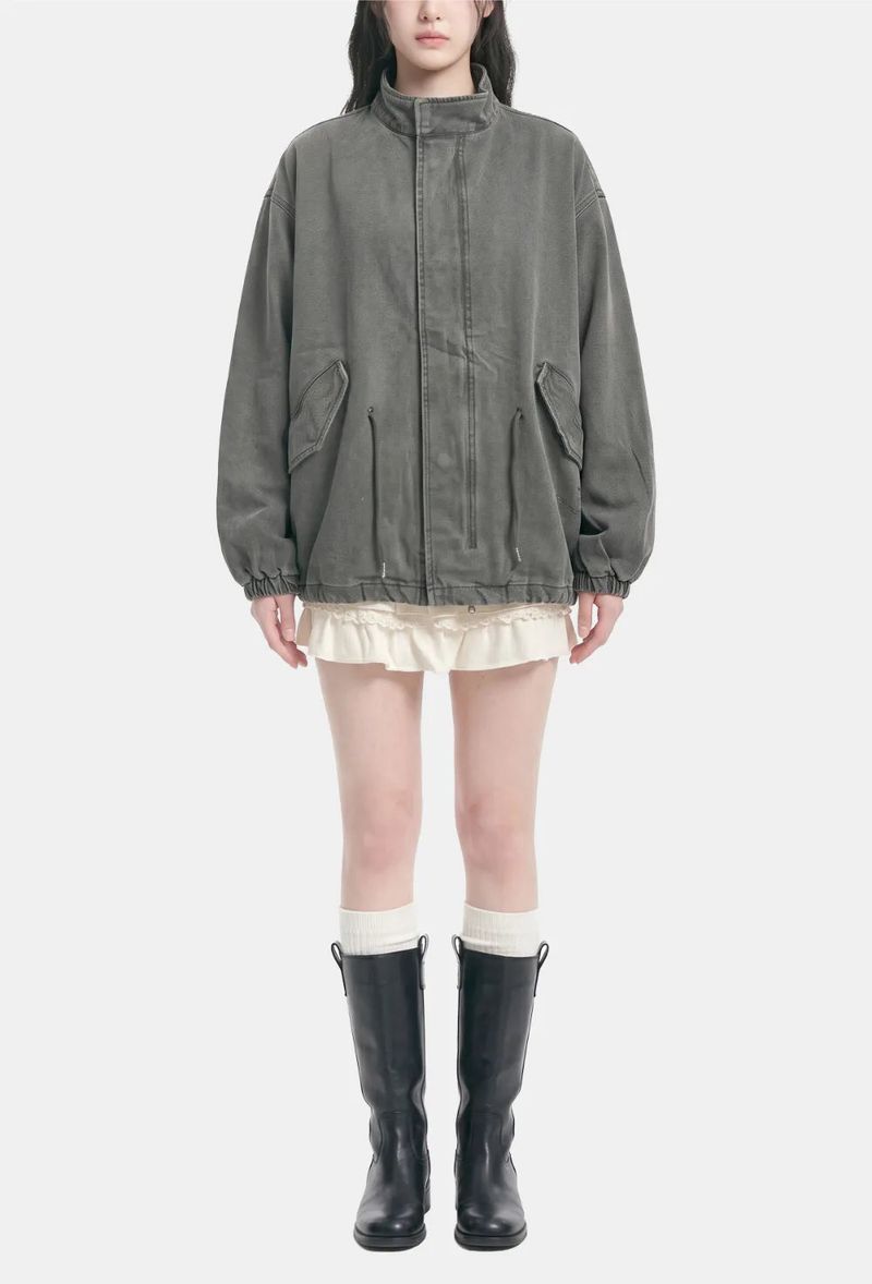 Safari Washed Flap Pocket Jumper