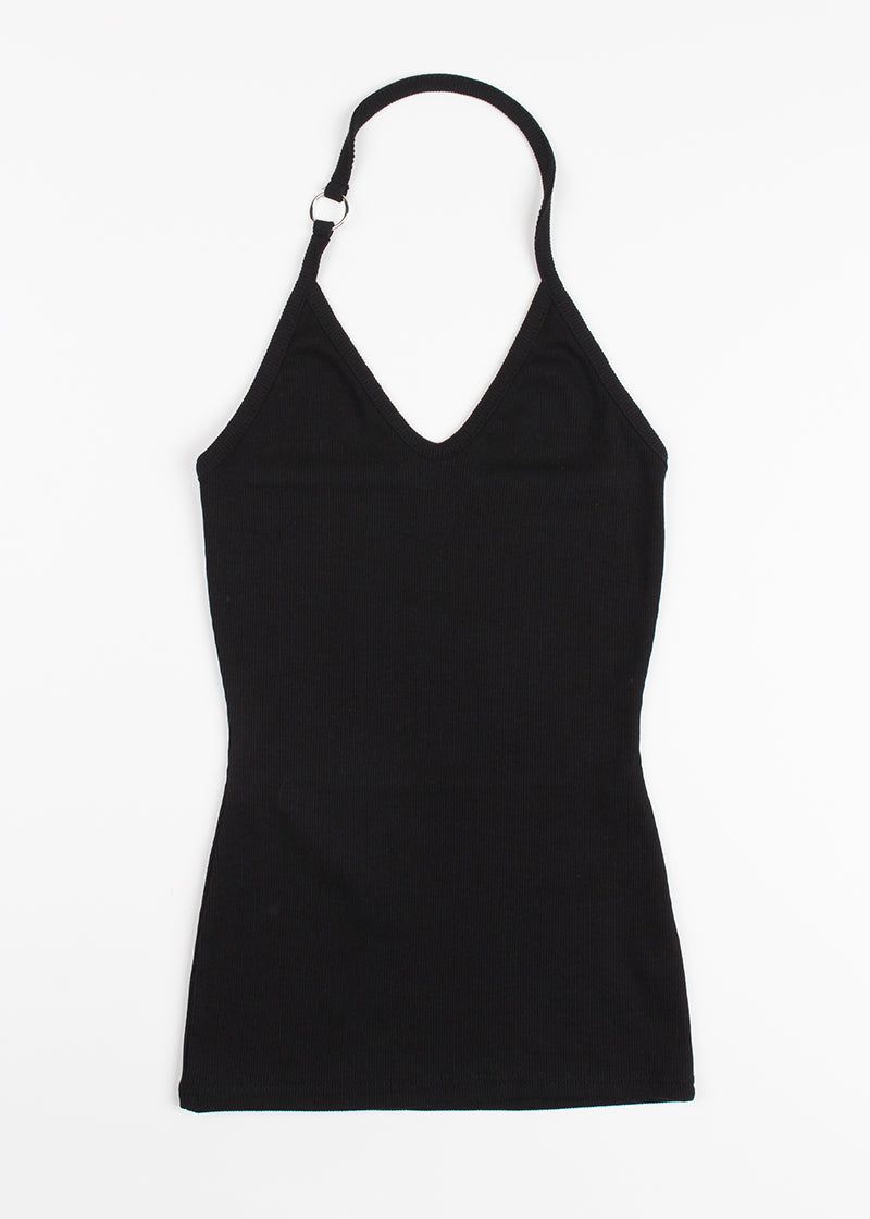 RING HALTER SLEEVELESS
