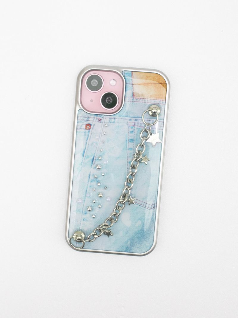 DENIM CHAIN CASE (2colors)