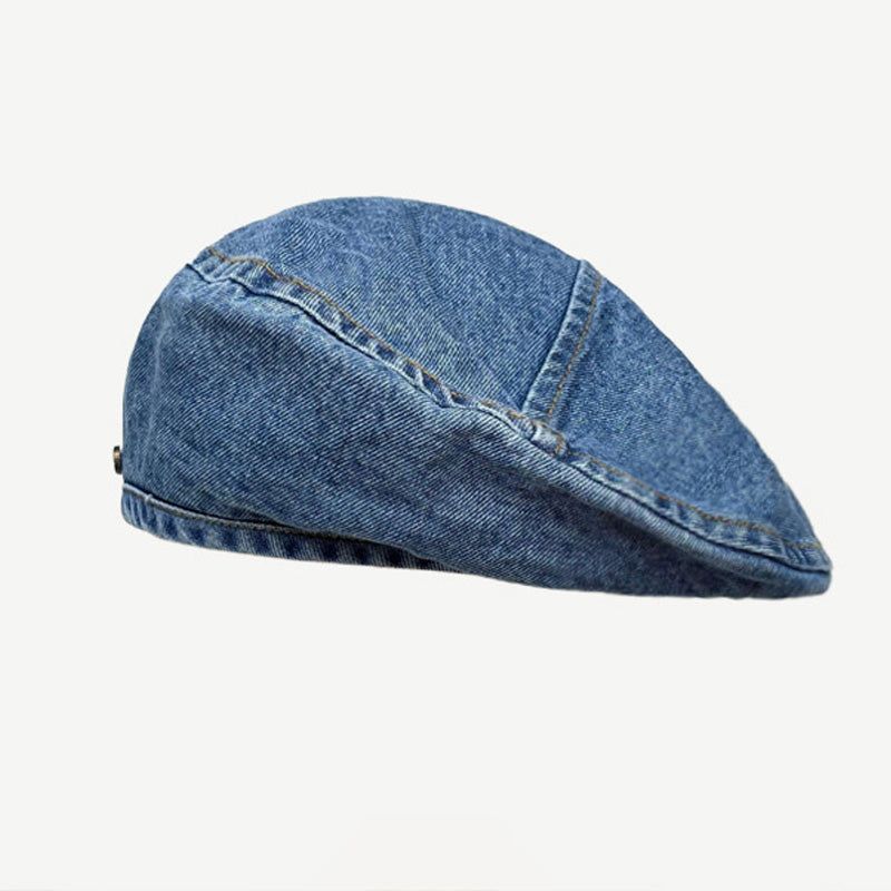 LOOKING4U(ルッキングフォーユー)の「On the Moment Denim Pocket Beret Hat C3 DEEP BLUE(帽子)」