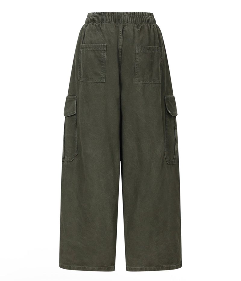 ELVIN CARGO COTTON BANDING PANTS (3COLOR)