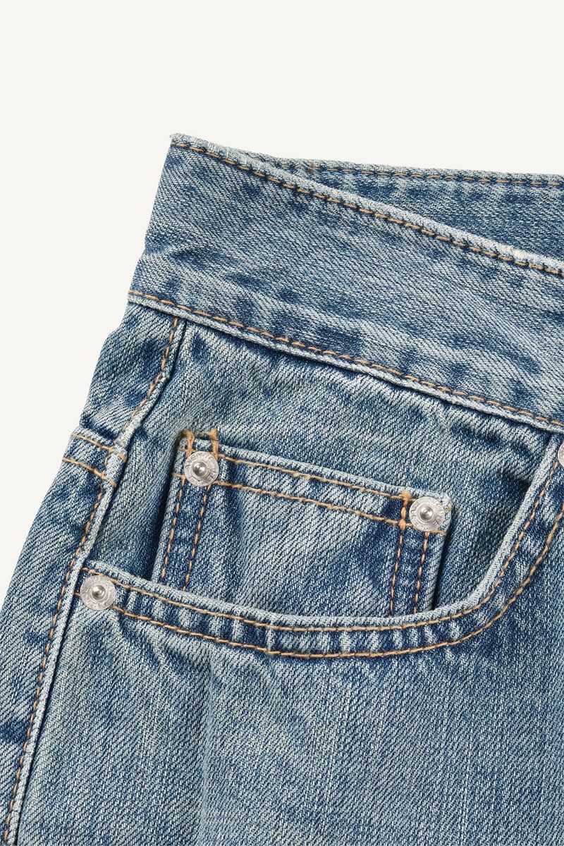 Blue Ocean Straight Denim Pants