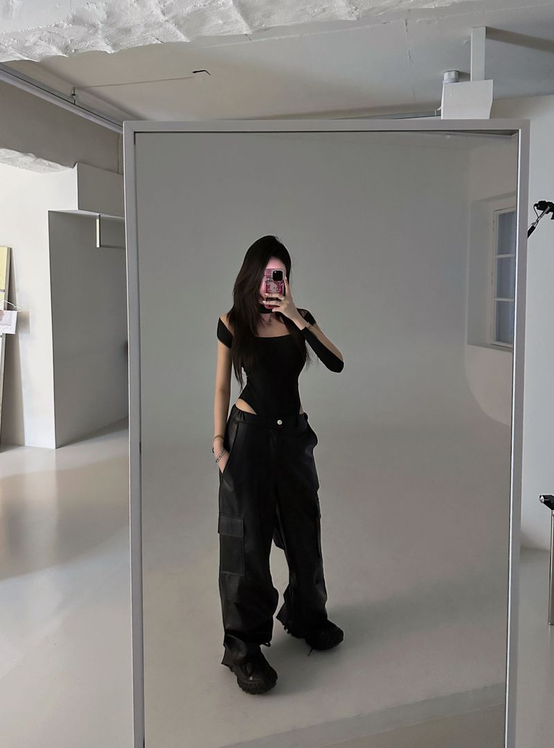 See-through body-suit