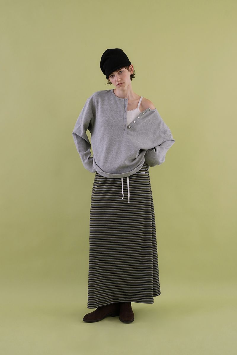 String long skirt_stripe