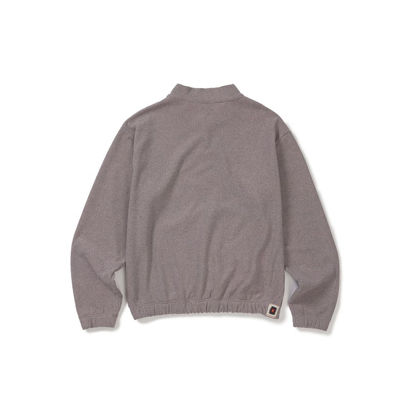 Surface fleece pullover / Rose ash