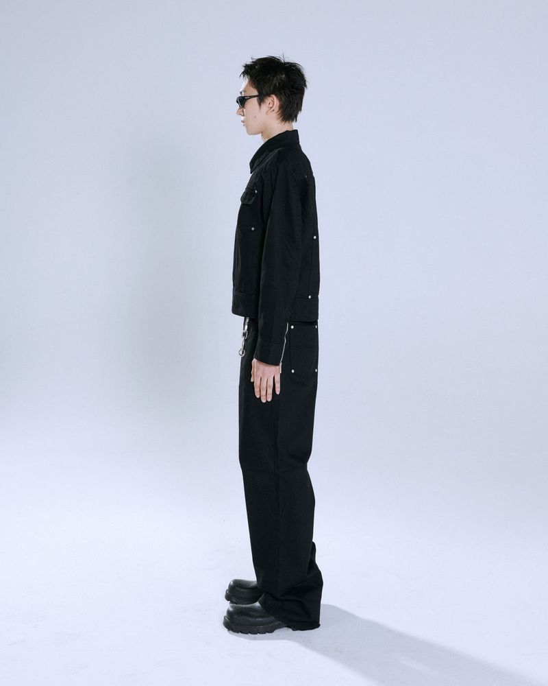 SEMI WIDE PANTS BLACK