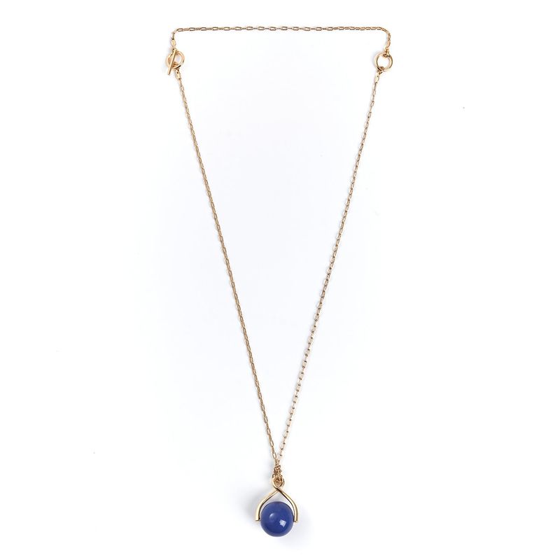 Balloon Pendant Necklace_Blue