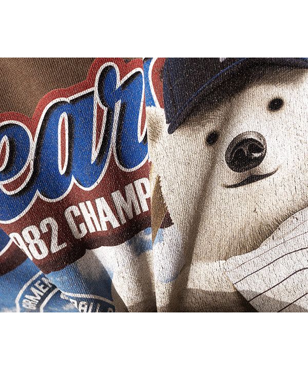 OC Bear Champ AQ Washed Tee (Brown)