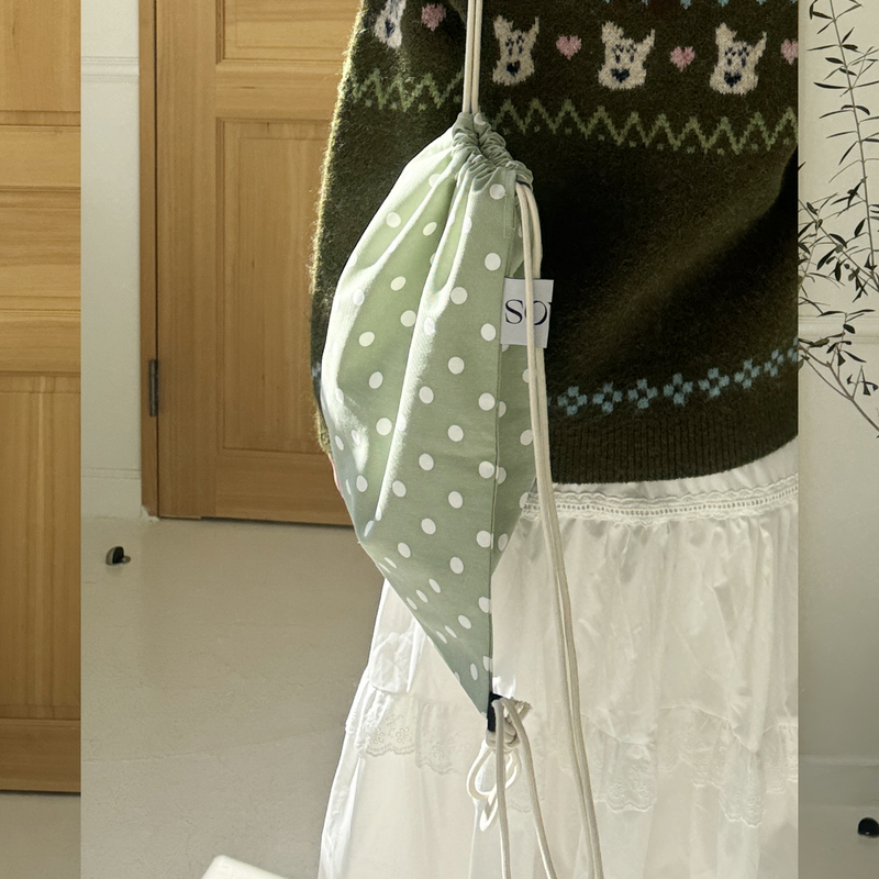 New dot multi bag - mint