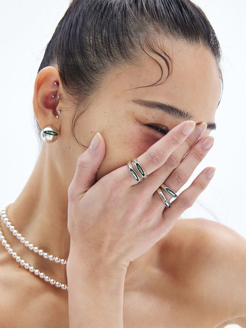 GREEN TAG RING