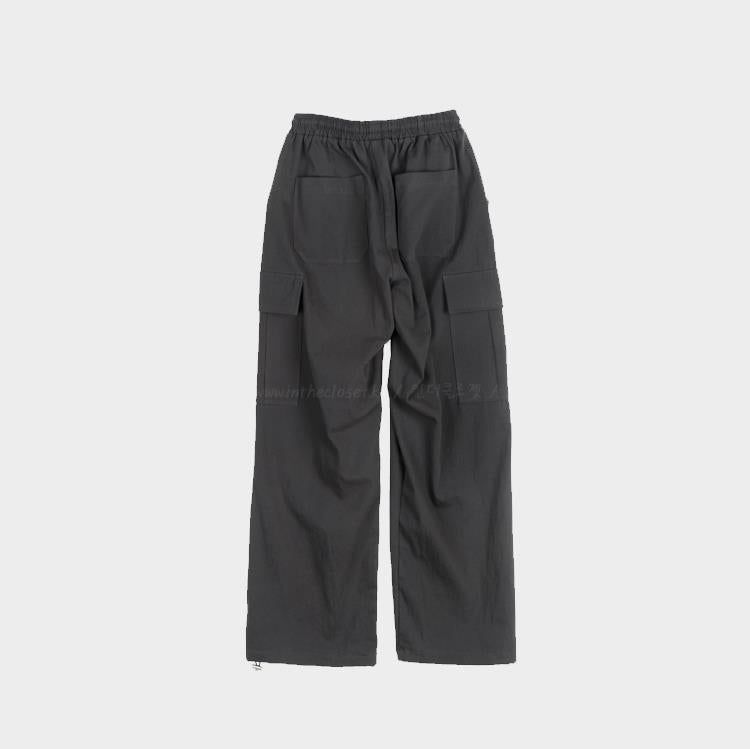 (Unisex)K-POP IU Cargo Big Wide String Cargo Pants(3 colors)