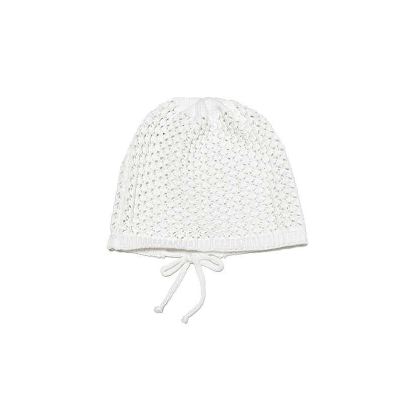 Knit ribbon beanie