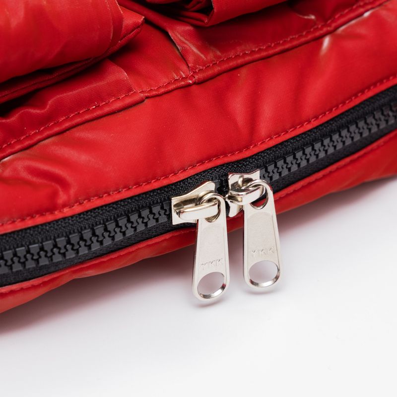 Knotted Micro Padding Bag (Glossy-Red)