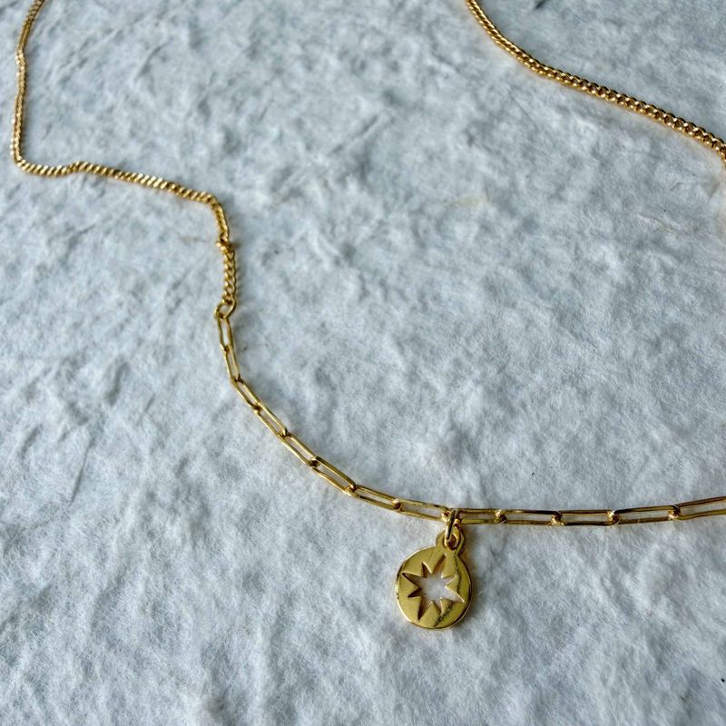 Compass Star Necklace