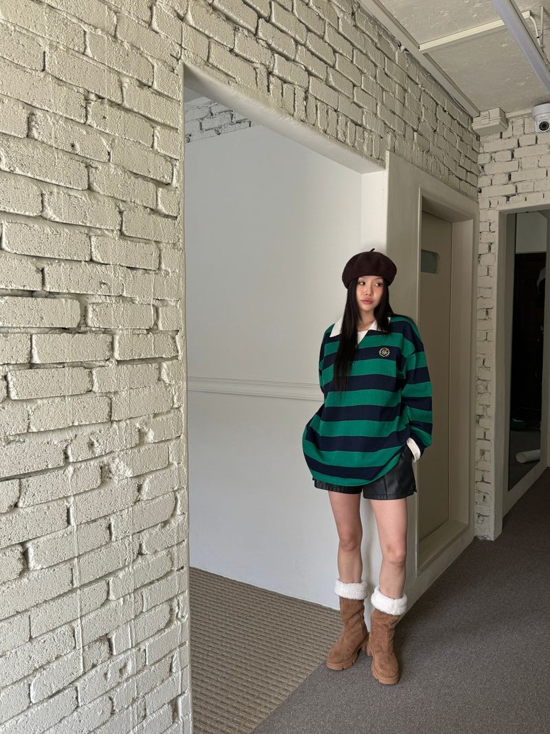 Stripe rugby T