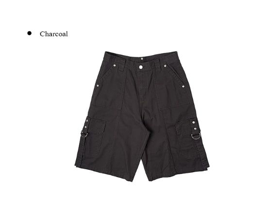 Coby Cargo Pocket Buckle Bermuda Pants