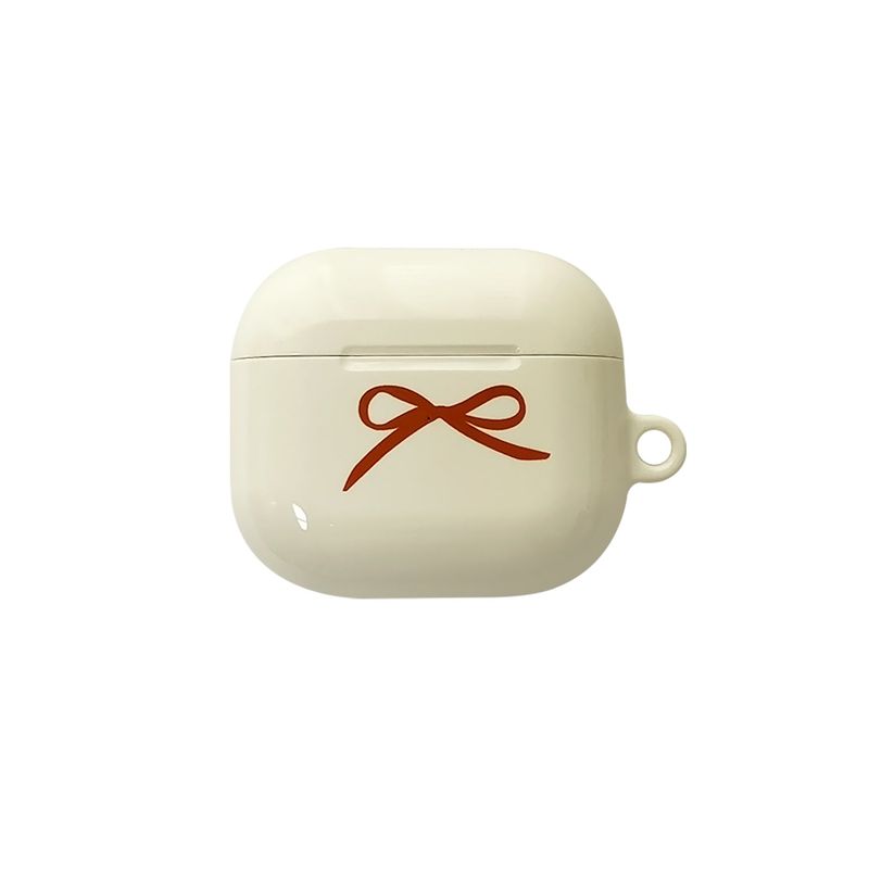 allthesamestudio（オールザセイムスタジオ）の「ribbon glossy airpods case(ivory)（Smartphone Accessories）」