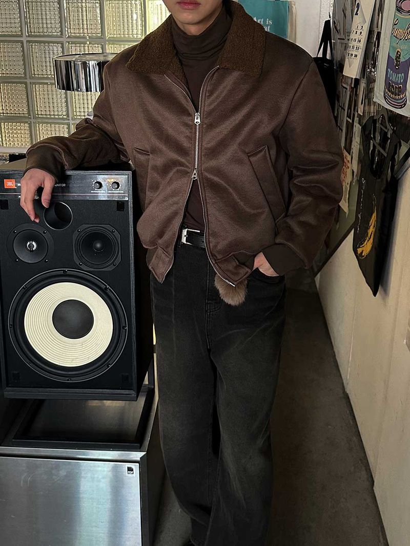 ASCLO(エジュクロ)の「ASCLO ウィークエンド クロップ マスタング MA-1 (2color)(ジャケット/アウター)」