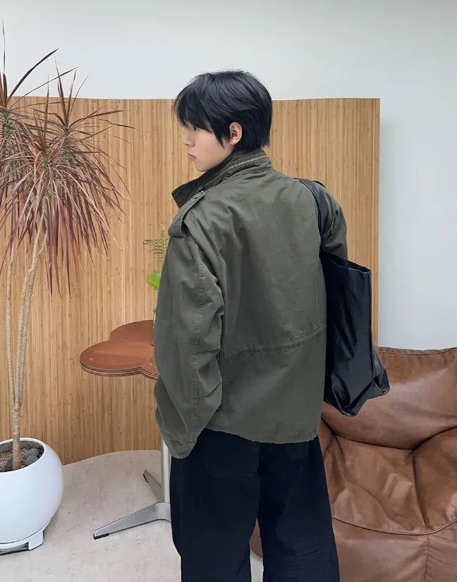 Rendered washed field jacket