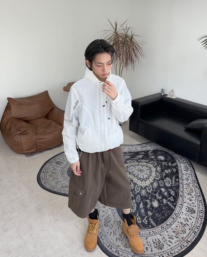 Rowoon Cargo Bermuda Banding Pants