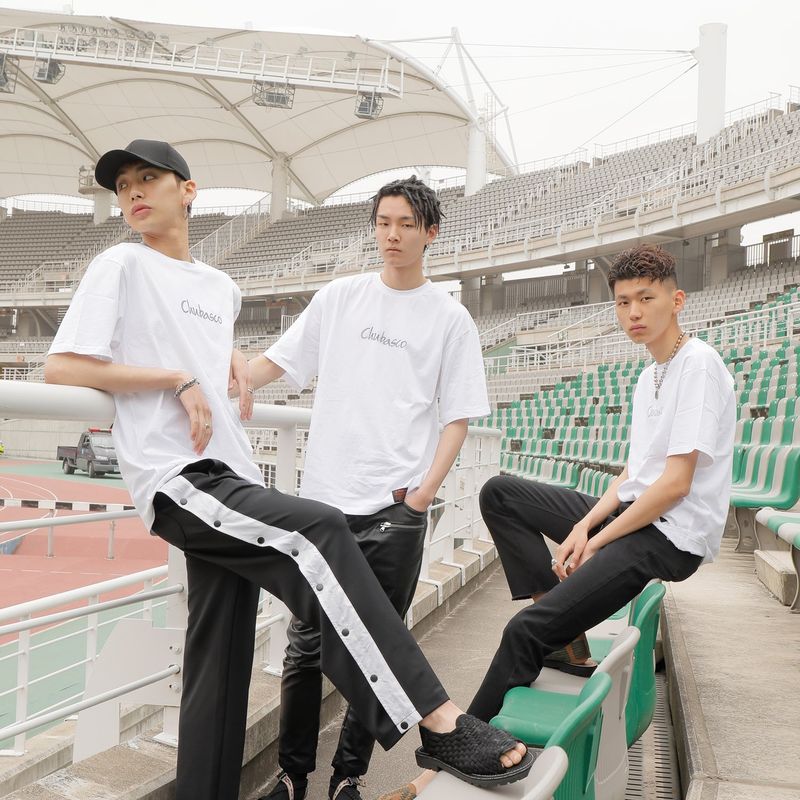 CHT16001 LETTERING LOGO CREW NECK