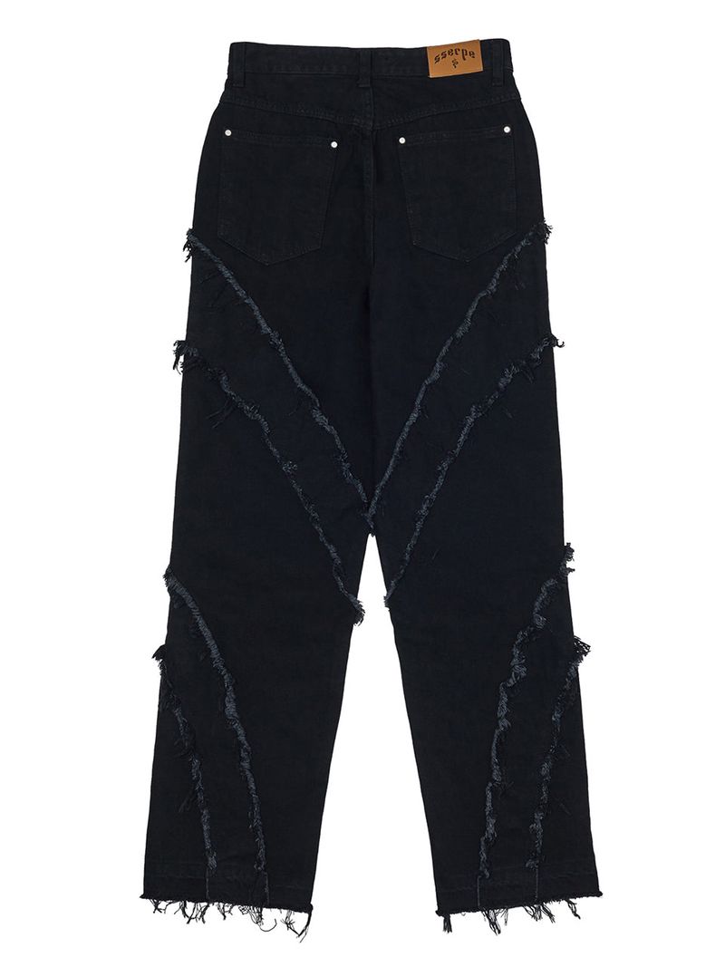Comma Denim Pants Black