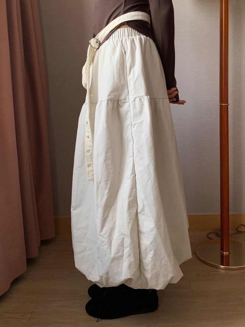  BALLOON PADDED SKIRT