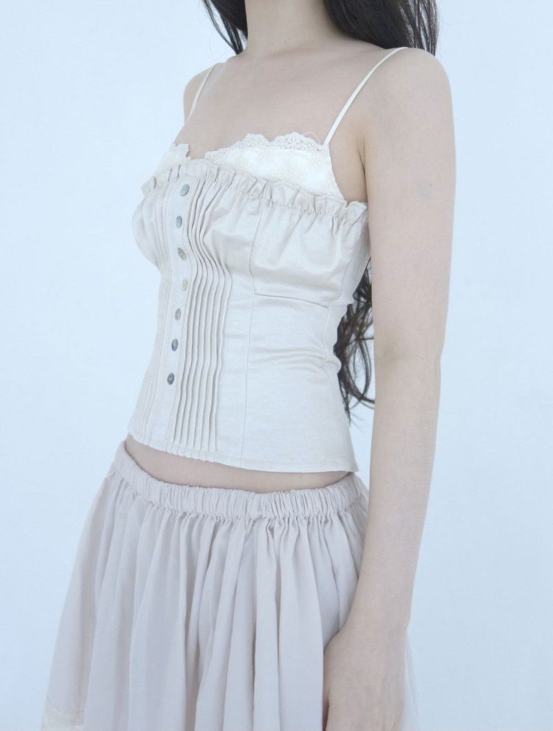 pearl corset top