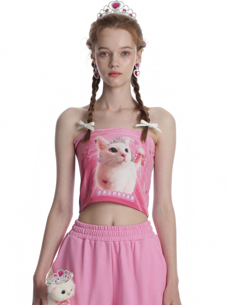 CLUT STUDIO(クラットスタジオ)の「0 5 princess cat tube top(Tops)」