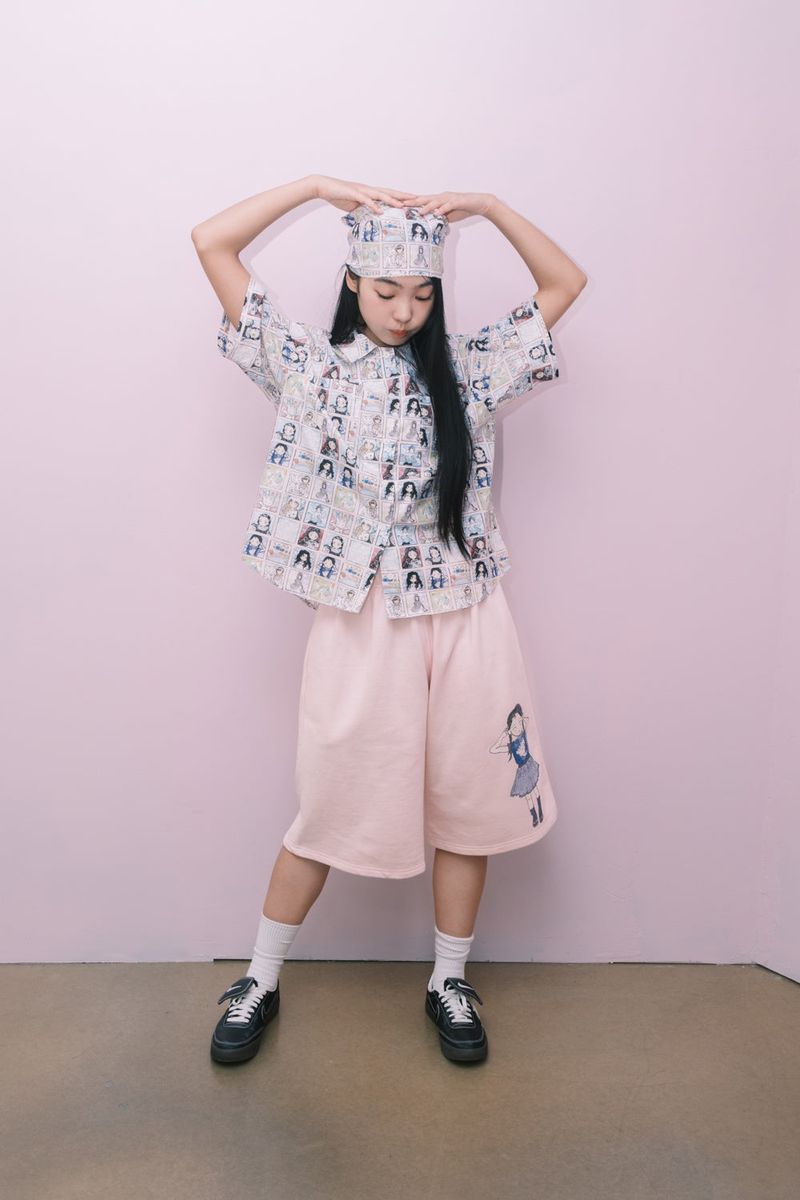 SHAKIRI X Namsuru 우리들 HALF SWEATPANTS 