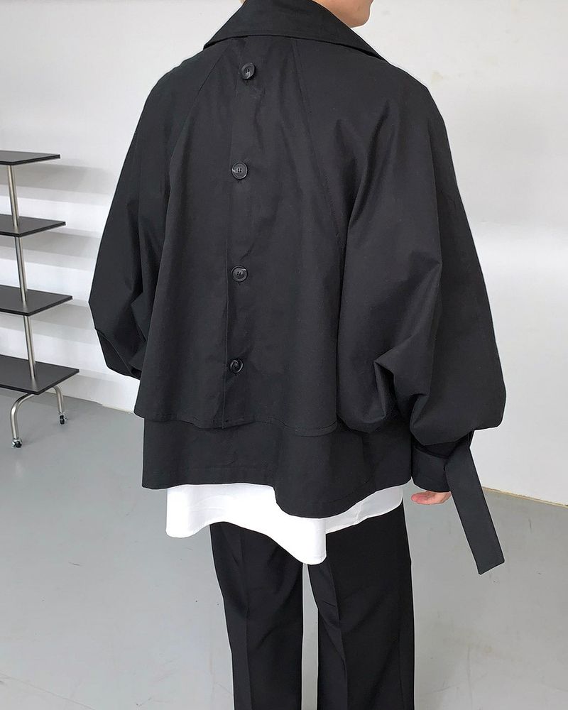 GM Balloon Short Trench Jacket (2 colors)