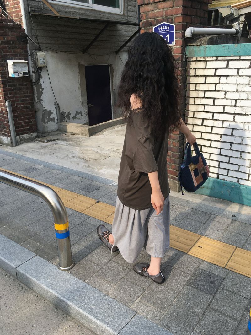 レースオーバーサイズTシャツ