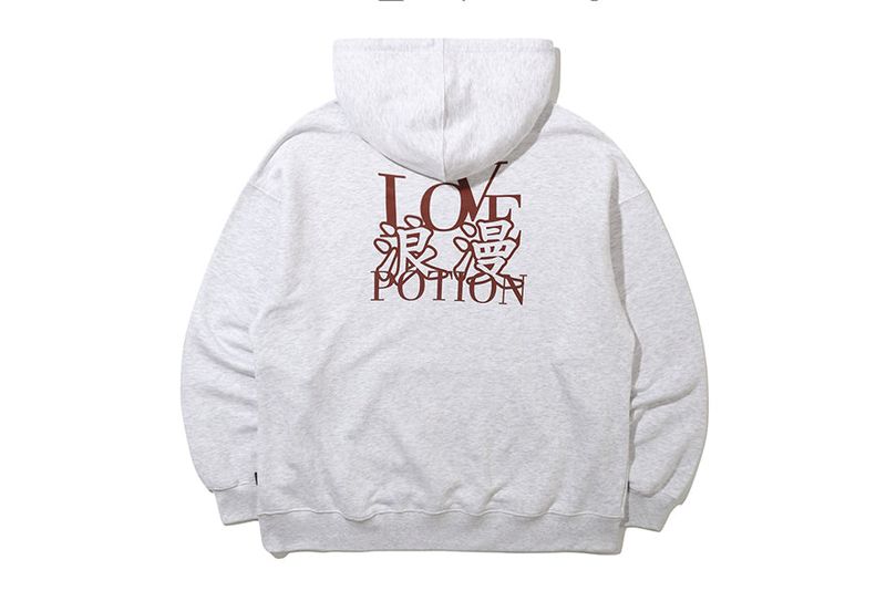 LOVE HOODIE_LIGHT GREY