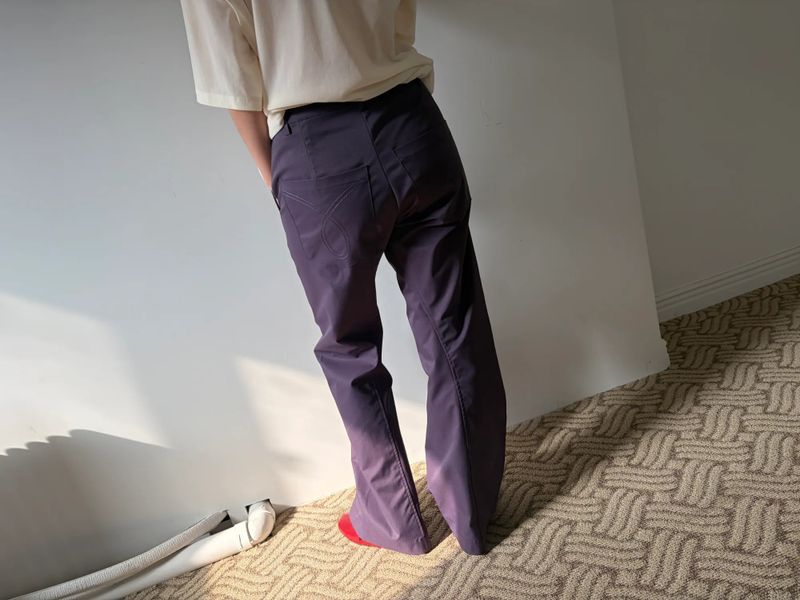 line curved bootcut