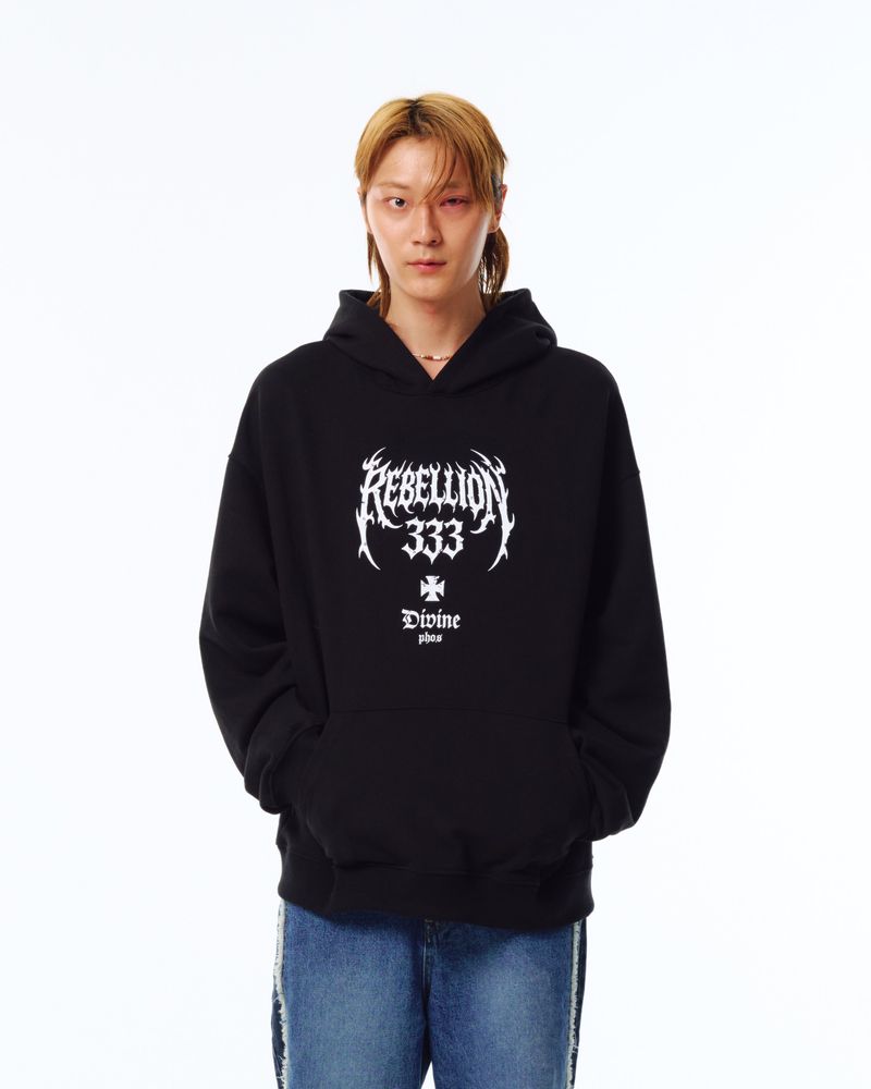 Rebellion 333 Hoodie/Black