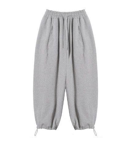 イブブラッシュラインストリングワイドパンツ