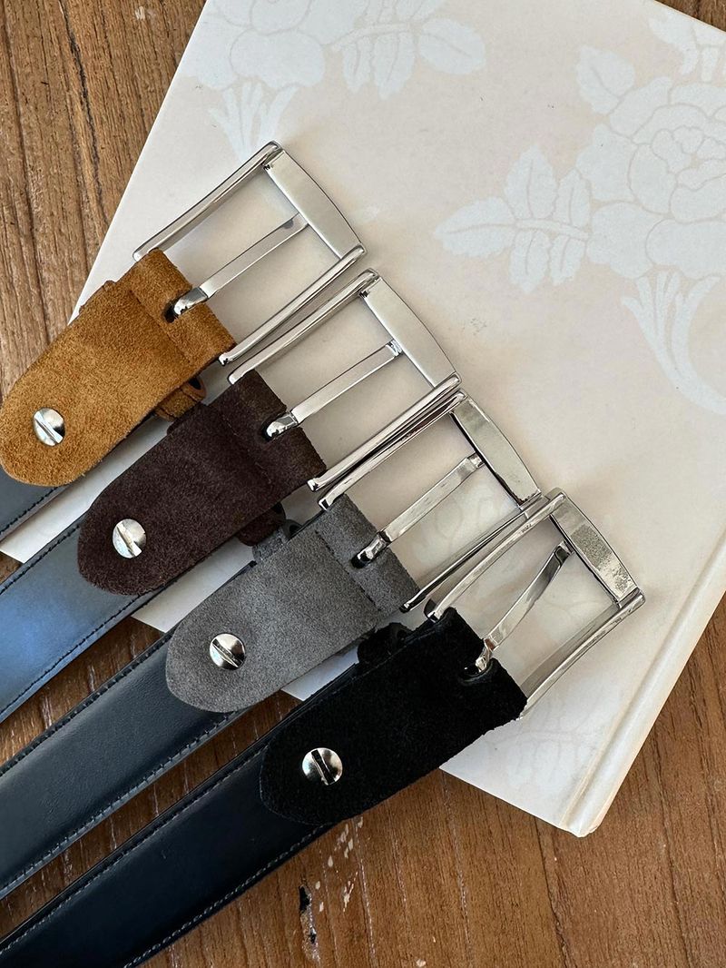 ASCLO 30 Suede Volume Belt (4color)