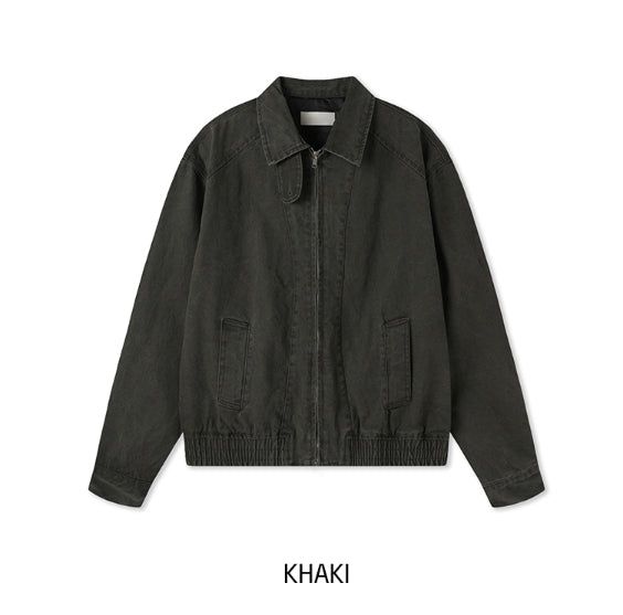 Posie Washed Cotton Blouson Jacket