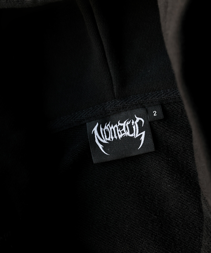  Raven Zip-up Hoodie - Black