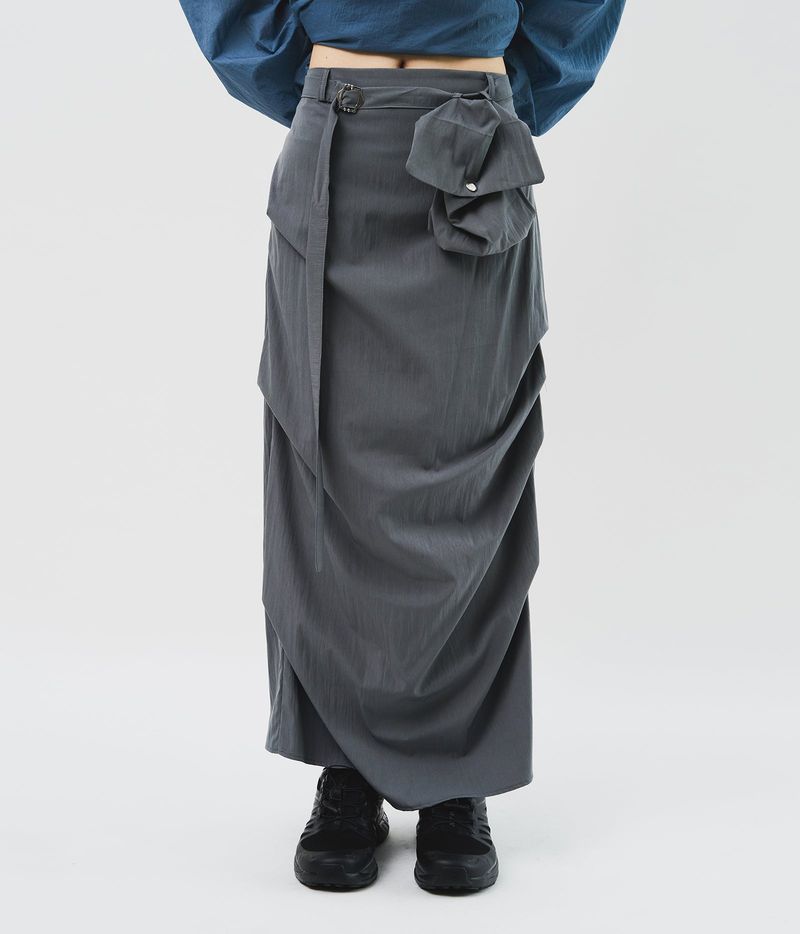 HIFIFNK(ハイファイファンク)の「(W) Lipa Pocket Long Skirt (2color)(Skirts)」