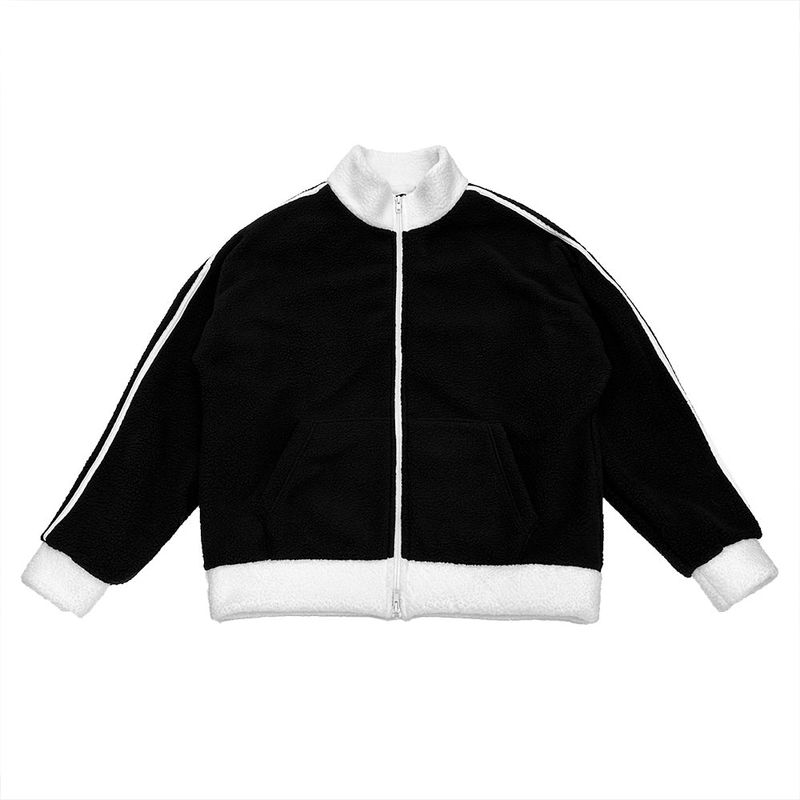Dobby Fleece Track Zip-up