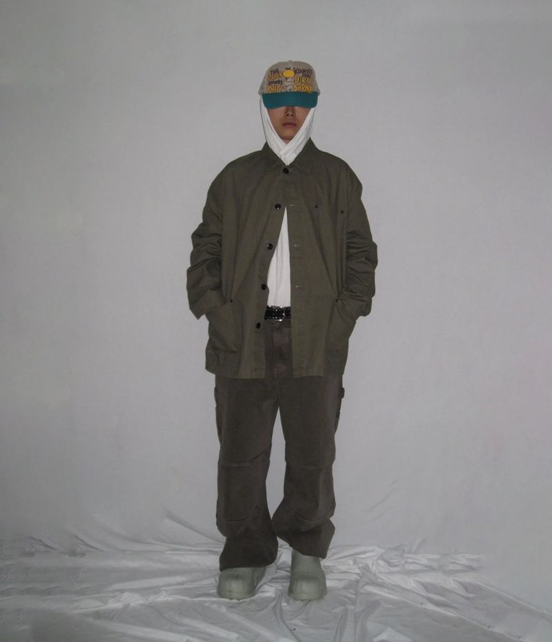 Herringbone French Work Field Jacket (2 Colors)