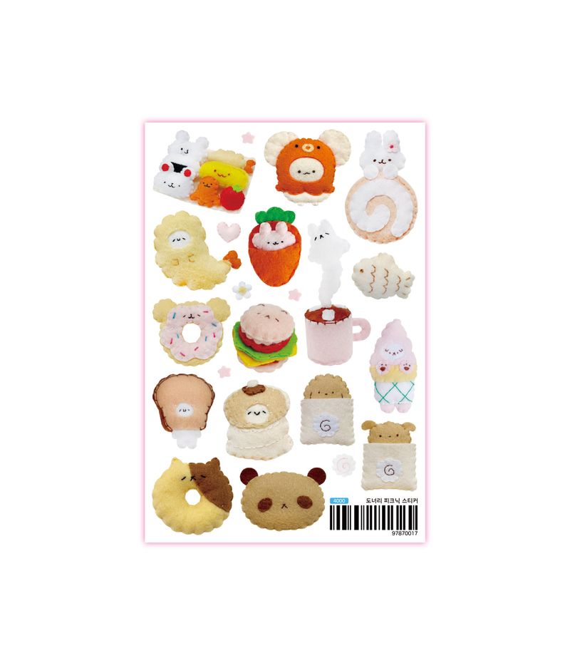 set of 10 stickers