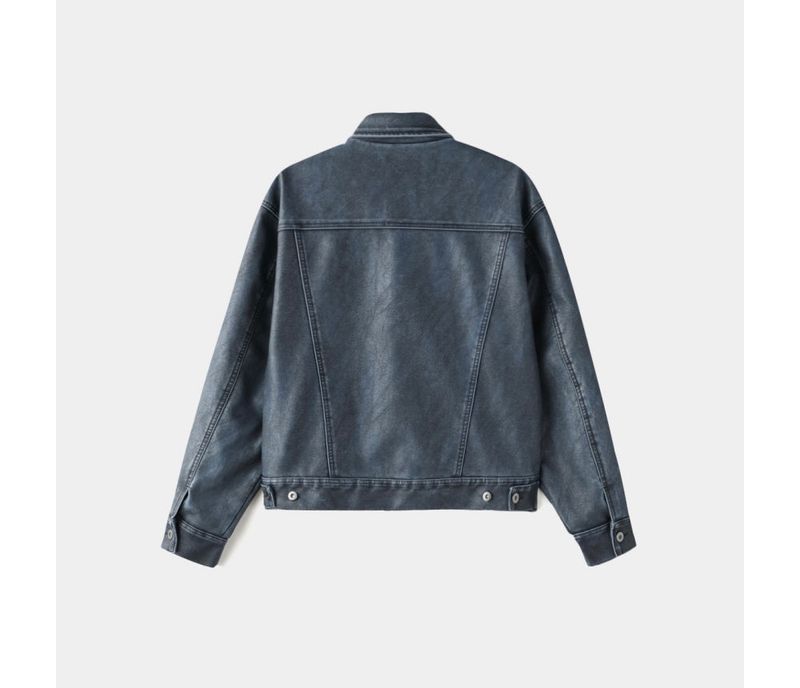 Vintage Crop Trucker Jacket